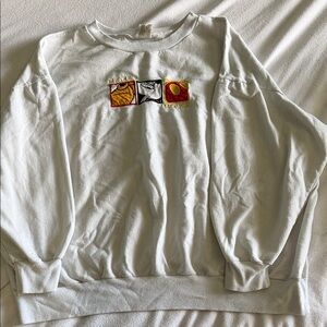 Disney White Graphic Sweatshirt